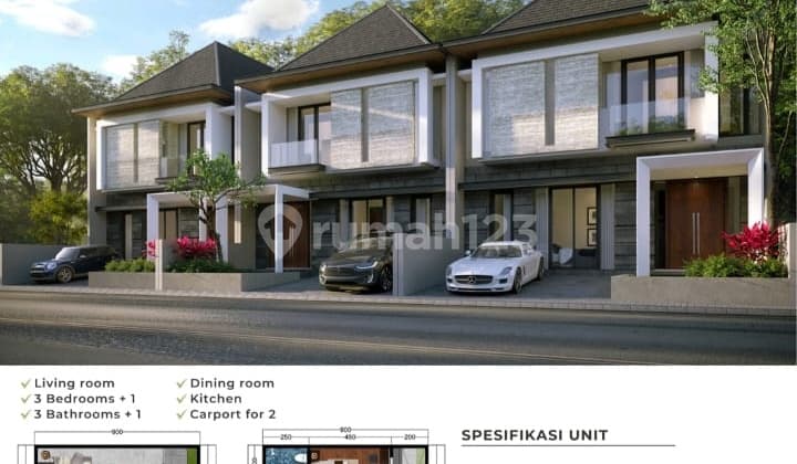 RUMAH NEW WOODLAND CITRALAND, MINIMALIS 2 LANTAI