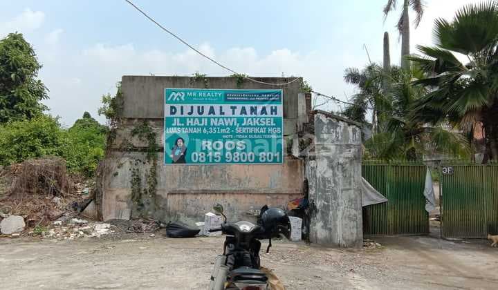 Dijual Tanah di Jl Haji Nawi Jakarta Selatan, Lokasi Strategis