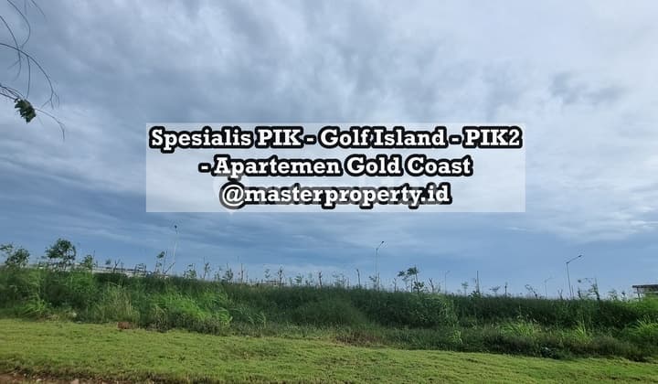 Disewakan Kavling Komersil PIK 2 Gandeng, 2000m2, Pinggir Jalan Raya