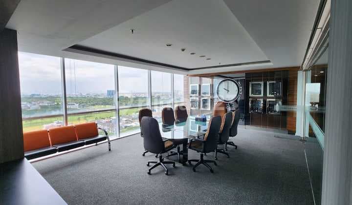 Disewa cepat office the suite pik luas 519m2. Sudah renov furnished