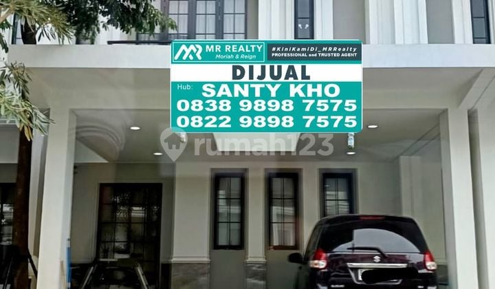 Dijual Rumah Alam Sutera Bangunan Baru Cluster Winona, Uk 7X18m , Semi Furnish, Hadap Timur Laut Siap Huni!!