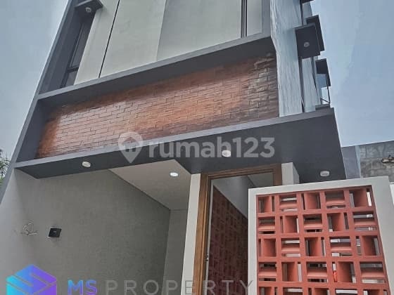 Rooftop Rumah 3.5 Lantai Dalam Cluster Dekat A W Pondok Labu