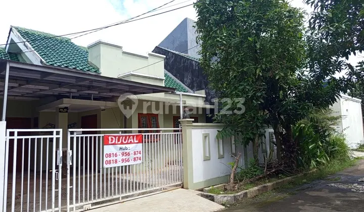 Rumah Depok Luas 150M dengan Taman Belakang Tanah Baru