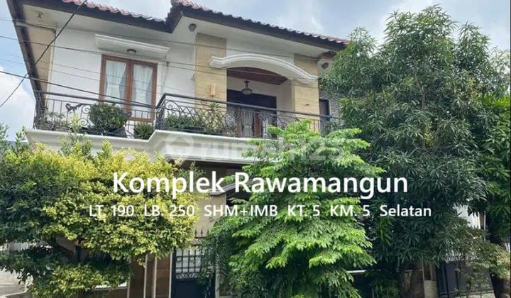 Rumah Mewah Dalam Komplek Di Jalan Pemuda Rawamangun Jakarta Timur