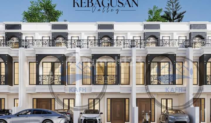 New House with Rooftop Indent Cheap in Kebagusan Ps Minggu Jakse