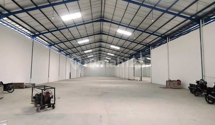 Gudang Bangunan Baru Berukuran Sedang & Bebas Banjjir Di KIC Gatsu Semarang