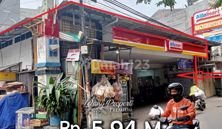 Ruang Usaha Minimarket Lokasi Strategis Ramai Krendang Jakbar