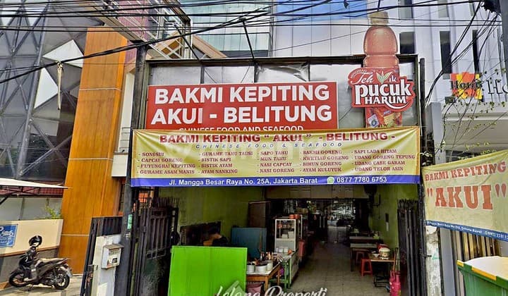 Gedung Ruko 4 LT Lokasi Strategis Mangga Besar Taman Sari Jakbar