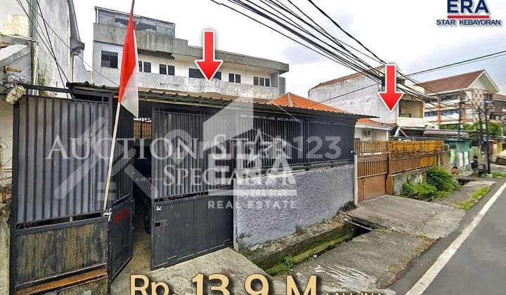RUMAH GANDENG 2 KAVLING di SENEN JAKARTA PUSAT