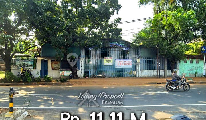 Tanah Luas + Bangunan Strategis Jl Raya Bekasi Jatinegara Jaktim