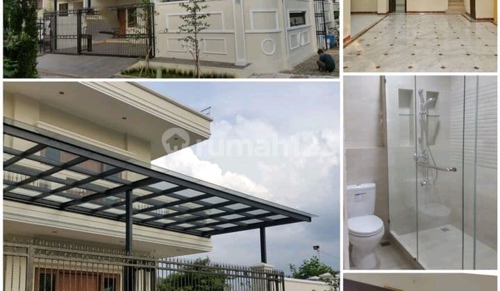 S2065-Cbl1l12=2 Rumah 2,5 Lantai 240/360 M2 Hook Hadap Utara Barat di Taman Kedoya Permai