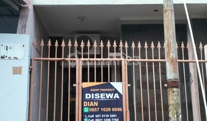 S1914-51π0 Ruko/rumah 2 Lantai 4x8 M2 Hadap Selatan No Carport Jalan 1.5 Mbl Dekat Stasiun Kai Grogol