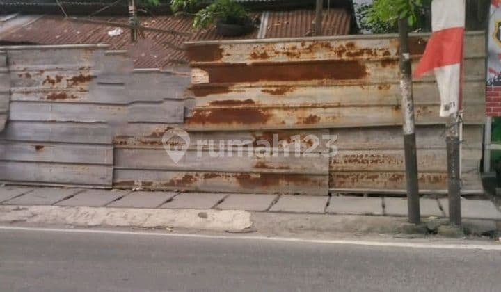 S2070-#%1z Tanah 100 M2 Hook Bisa Usaha Bengkel/kuliner/workshop Jalan Ramai Dilalui Angkutan Umum Dekat Joglo Raya