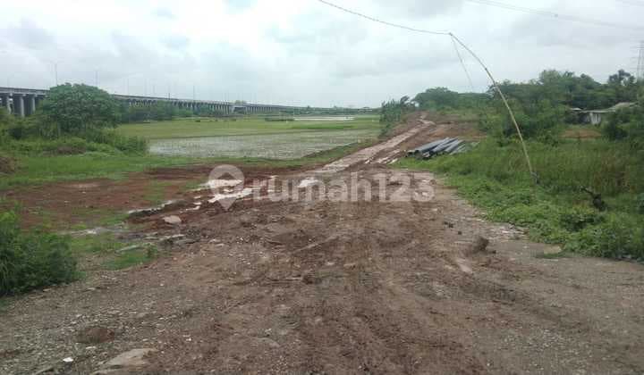 Tanah Strategis untuk Gudang dan Cluster Pinggir Jalan Raya Dekat Gerbang Tol Gabus