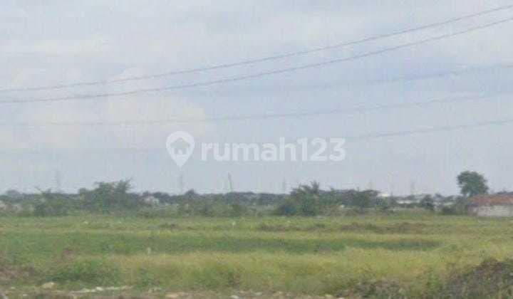 Tanah Untuk Bangun Cluster Atau Gudang Pinggir Jalan Dekat Gerbang Tol Gabus Tambun Utara