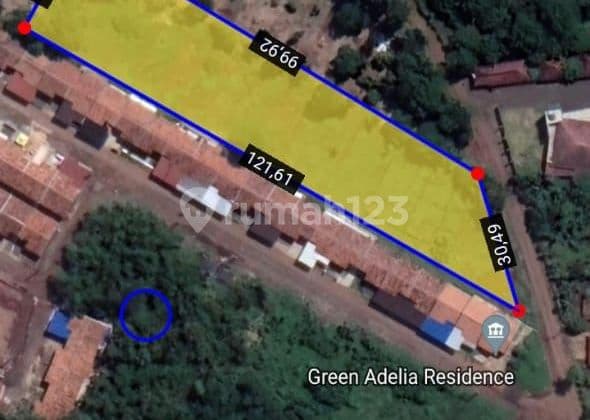 Tanah Untuk Bangun Perumahan Sudah Ada Imb Pinggir Jalan Kelurahan Dangdeur Kota Subang