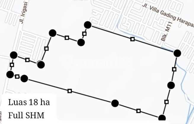 Tanah Untuk Perumahan Pinggir Jalan Irigasi Dekat Pasar Dan GerbagTol Gabus Tambun Utara
