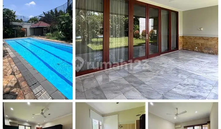 Rumah Sewa, Fatmawati. Jaksel, Big Garden N Pool LT 1000 / LB 432 (1Fl), Semi Furnished / Storage, Town House, 24Hrs Security, One Gate System Lingkungan Nyaman Terawat Rent: Usd 3.700 /Month (Inc. Ipl) Lina