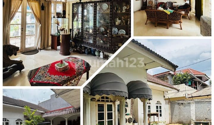 Dijual Tanah Cipete Bonus Rumah Lama,Tanah 886M, Bangunan 500M, 5 Kamar Tidur, Parkir Luas, Ada Swimming Pool, Ada Studio dan Gudang, Dekat Sekolah Prancis, Harga 17 Jt Permeter atau 15 Milyar Nego Lina