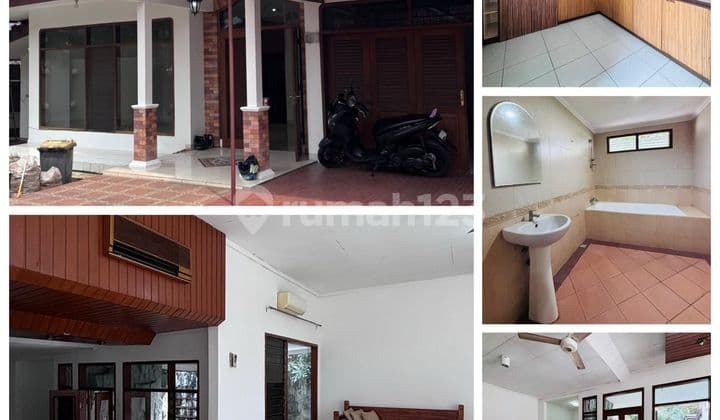 House For Rent In Cipete, South Jakarta, Walking Distance To French School, Suitable For Office. Land Area: 300 sqm. Building Area: 250 sqm (1 Floor). Electricity: 7,700 VA. Front & Side Garden. Rent: Rp. 185 Million/ Year. Contact Lina.