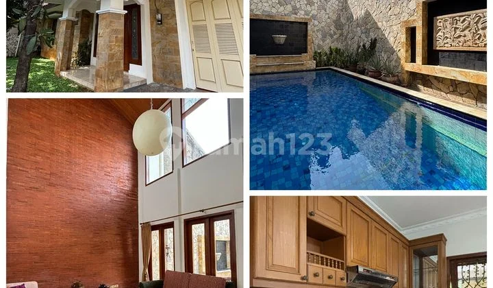 For Rent: House in Cipete, South Jakarta, with swimming pool, land area 400M, 2-story building 250M, parking for 4 cars, 3 bedrooms, price 350 million per year negotiable. Lina For Rent: House in Cipete, South Jakarta, with swimming pool, land area 400M, 2-story building 250M, parking for 4 cars, 3 bedrooms, price 350 million per year negotiable. Lina