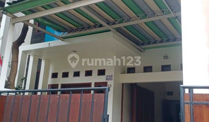 Disewa Rumah furnished wilayah Lenteng Agung Srengseng Sawah, luas tanah 125M, bangunan 2 lantai, 3 kamar tidur, carport 2 mobil, harga 85 JT Nego Sugi