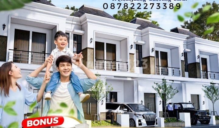 Rumah di Cihanjuang dkt Pemkot Cimahi Sariwangi Pasteur Parongpong Lembang Cisarua 2 Lantai SHM Baru