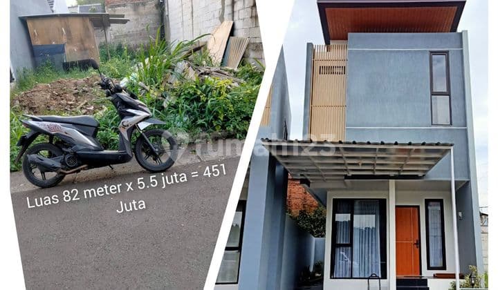 Tanah di Cihanjuang dkt Pemkot Cimahi dkt Sariwangi 82 m² SHM