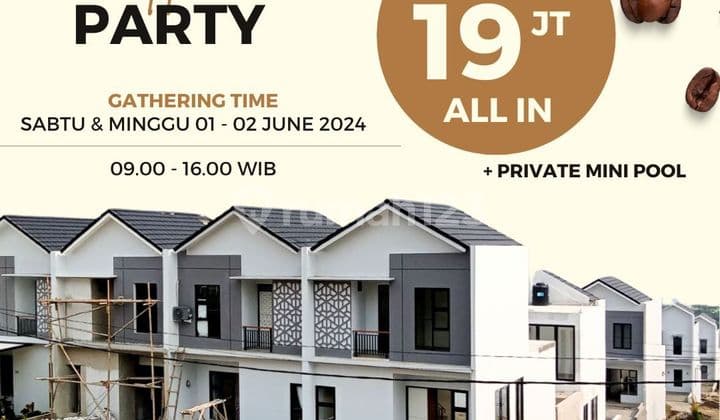 Rumah Villa 2 Lantai Sejuk Adem di Ngamprah Bandung Barat dkt Tol Padalarang