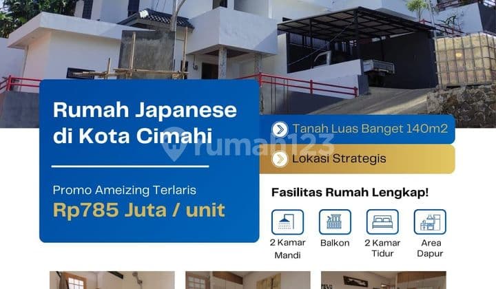 Rumah di Kolonel Masturi Kota Cimahi dkt Cipageran 2 Lantai
