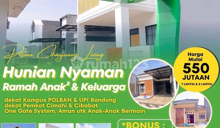 1 Unit Lagi !!! Rumah Di Cihanjuang Dkt Pemkot Cimahi Sariwangi Pasteur Setraduta Parongpong Terjual 10 Unit
