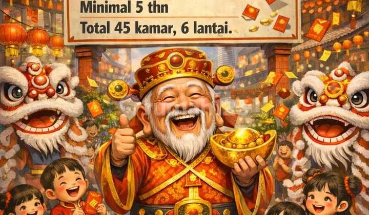 Hot Deal‼️ Disewakan Hotel 45 Kamar - Cocok untuk Penginapan| Lokasi Emas Toko Tiga