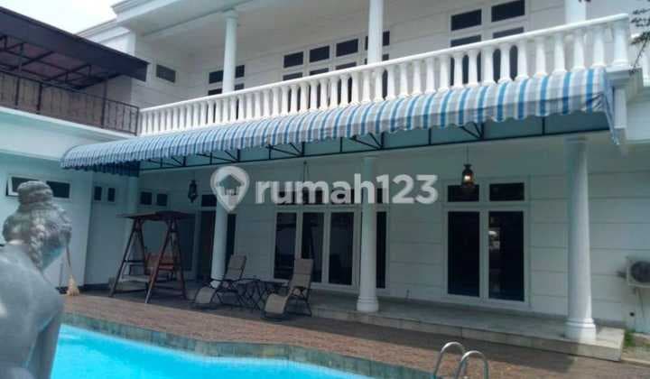 Rumah Mewah Di Permata Hijau Siap Huni Ada Kolam Renang