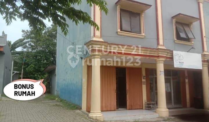Beli Ruko 2 Lantai Bonus Rumah di Depan Perumahan Bogor Asri