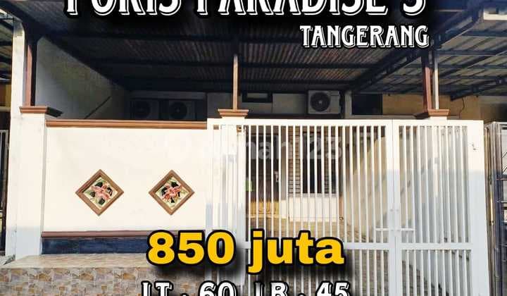 Siap Huni + Bonus Rumah Minimalis Poris Paradise 3 Tangerang - SHM, Semi-Furnished