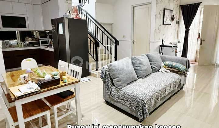 Full Furnished Rumah 2 Lantai Beverly Hills Duta Garden - LT 160 M2 Siap Huni