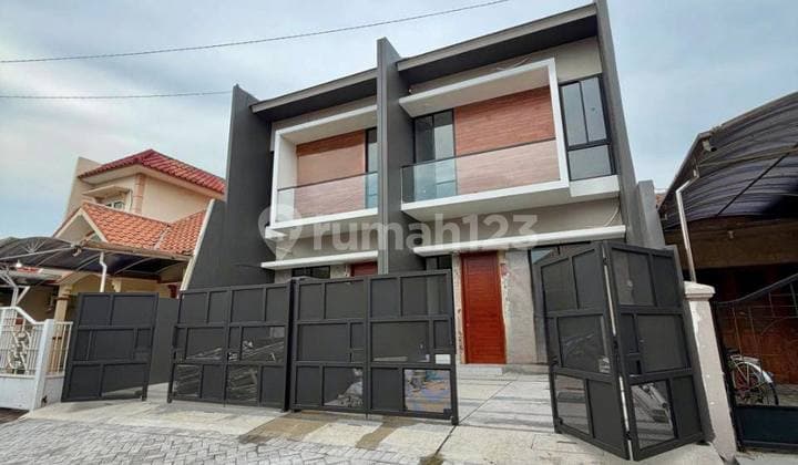 Rumah Baru Modern Wisma Mukti 2 LT Hadap Selatan Tata Denah Lega