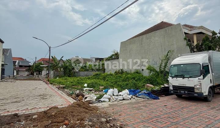 Kavling di Klampis Semolo Barat Posisi Hoek SHM bisa untuk Gudang