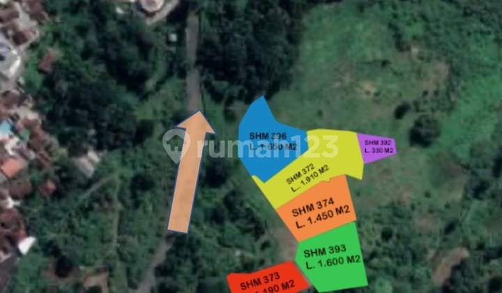 Tanah/Kavling di Jl Sari Ater Spa, Ciater SHM
