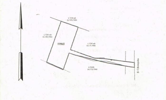 Tanah di Jl Cihampelas 1600 m² SHM harga bawah NJOP Tanah di Jl Cihampelas 1600 m² SHM harga bawah NJOP