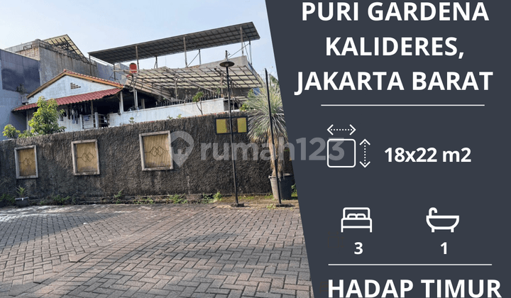 DIJUAL: Rumah Puri Gardena, Hoek Boulevard (Hitung Tanah)
