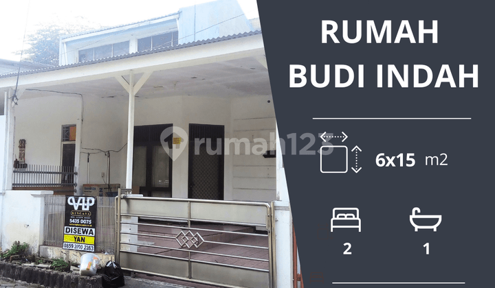 Disewakan: Rumah 1 Lantai di Budi Indah, Tangerang, Banten