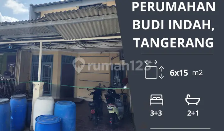 Dijual: Rumah 2 Lantai di Perumahan Budi Indah, Daan Mogot KM 18, Tangerang
