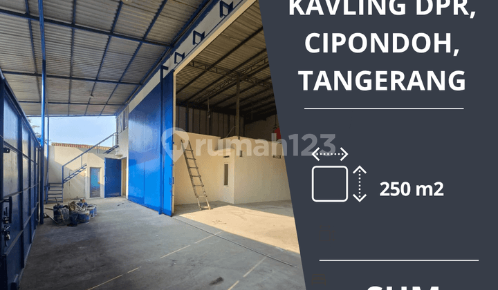 Dijual: Gudang Kavling Dpr, Cipondoh, Tangerang