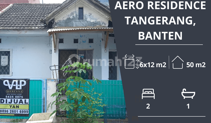 Dijual Rumah 1 Lantai di Aeroland Residence, Tangerang