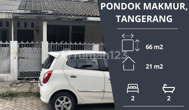 For Sale: House in Pondok Makmur, Kota Bumi, Tangerang