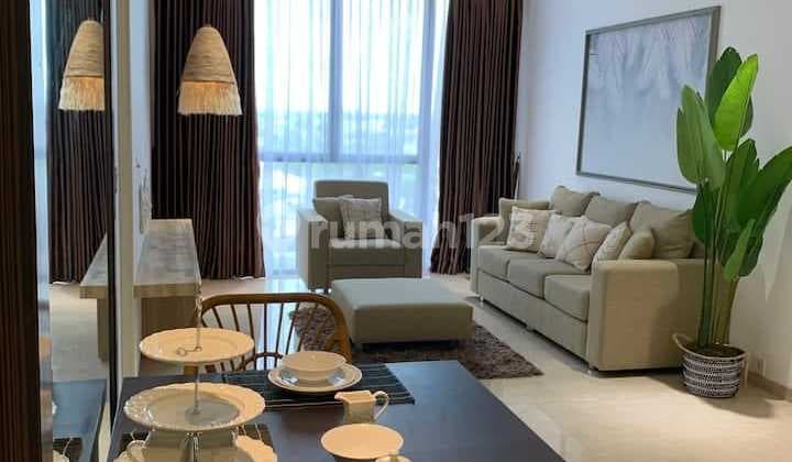 Disewakan Apartemen Izzara Simatupangsize 108M2 Low Floor 2Bedroom Nice Furniture, Ready To Movein