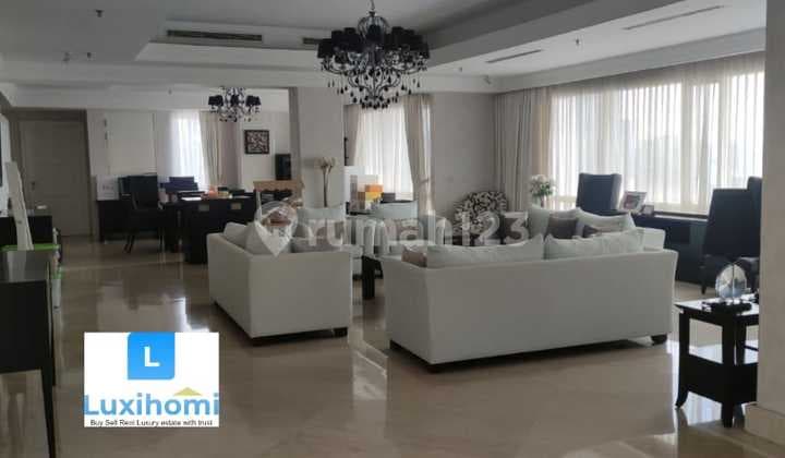 Dijual Cepat Apartemen SCBD Suites 3BR Sz 339,6 m2 Furnish Newly Renovated View City
