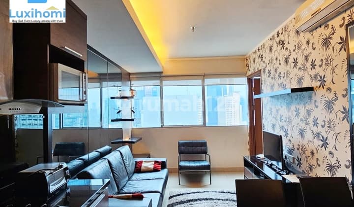 For Rent: Sahid Sudirman Residence Apartment, 2 Bedrooms, Size 78M2, Furnished, Middle Floor, Ready to Move In