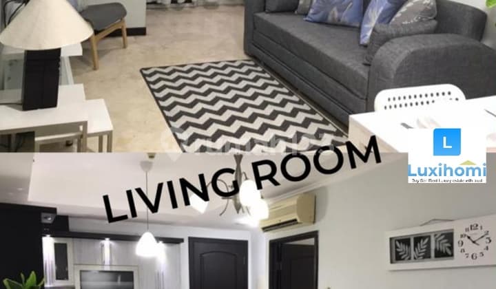 Disewakan Apartemen Bellagio Residence 2 Bed Luas 56M2 Furnished High Floor